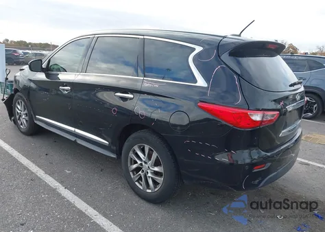 2013 Infiniti Jx35 z USA, uszkodzony, nr VIN 5N1AL0MM4DC307096
